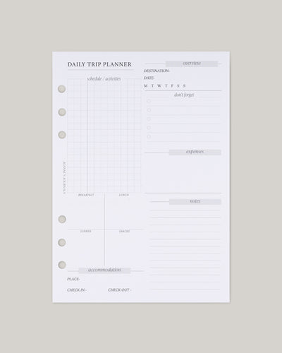 Daily Trip Planner