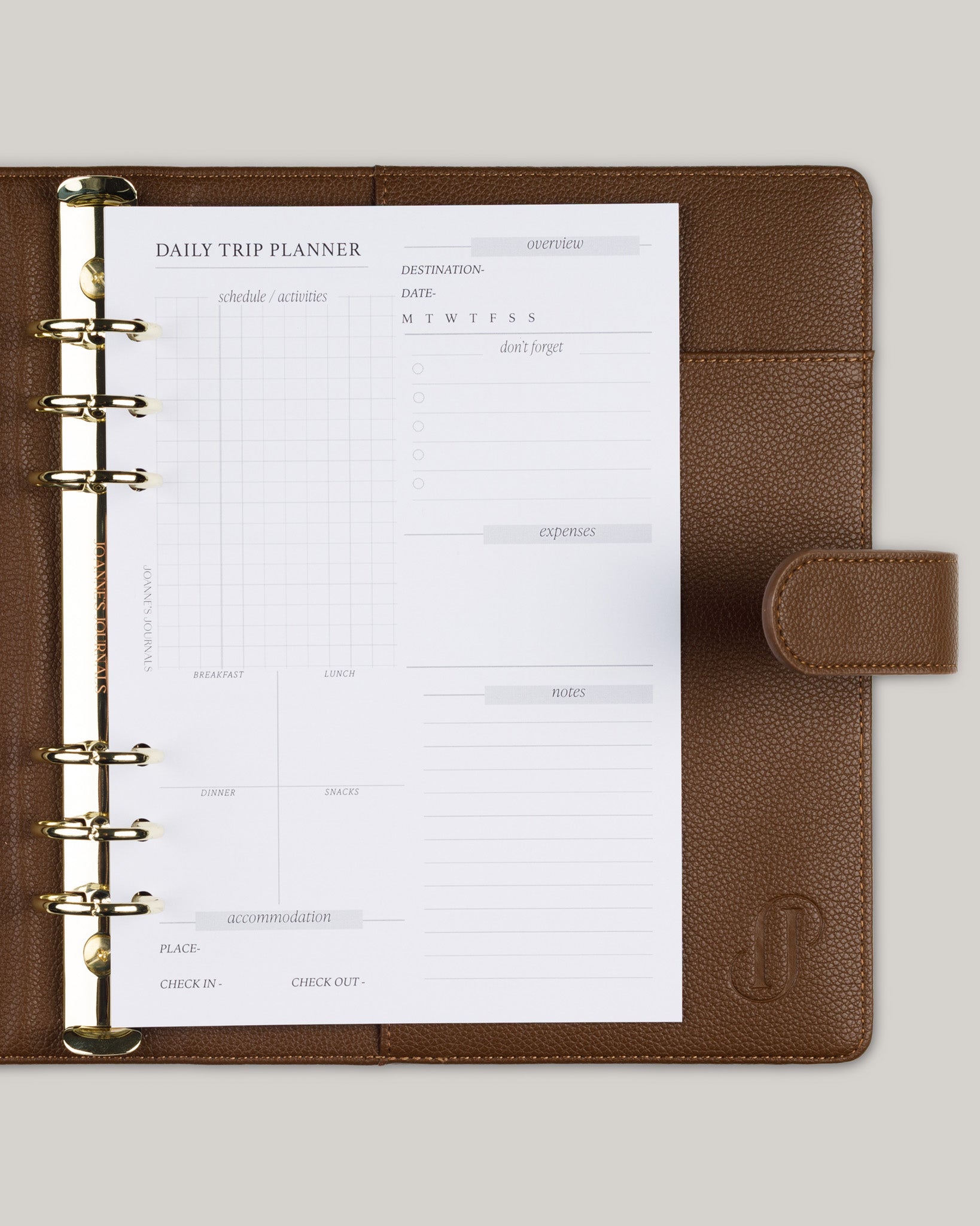 Daily Trip Planner