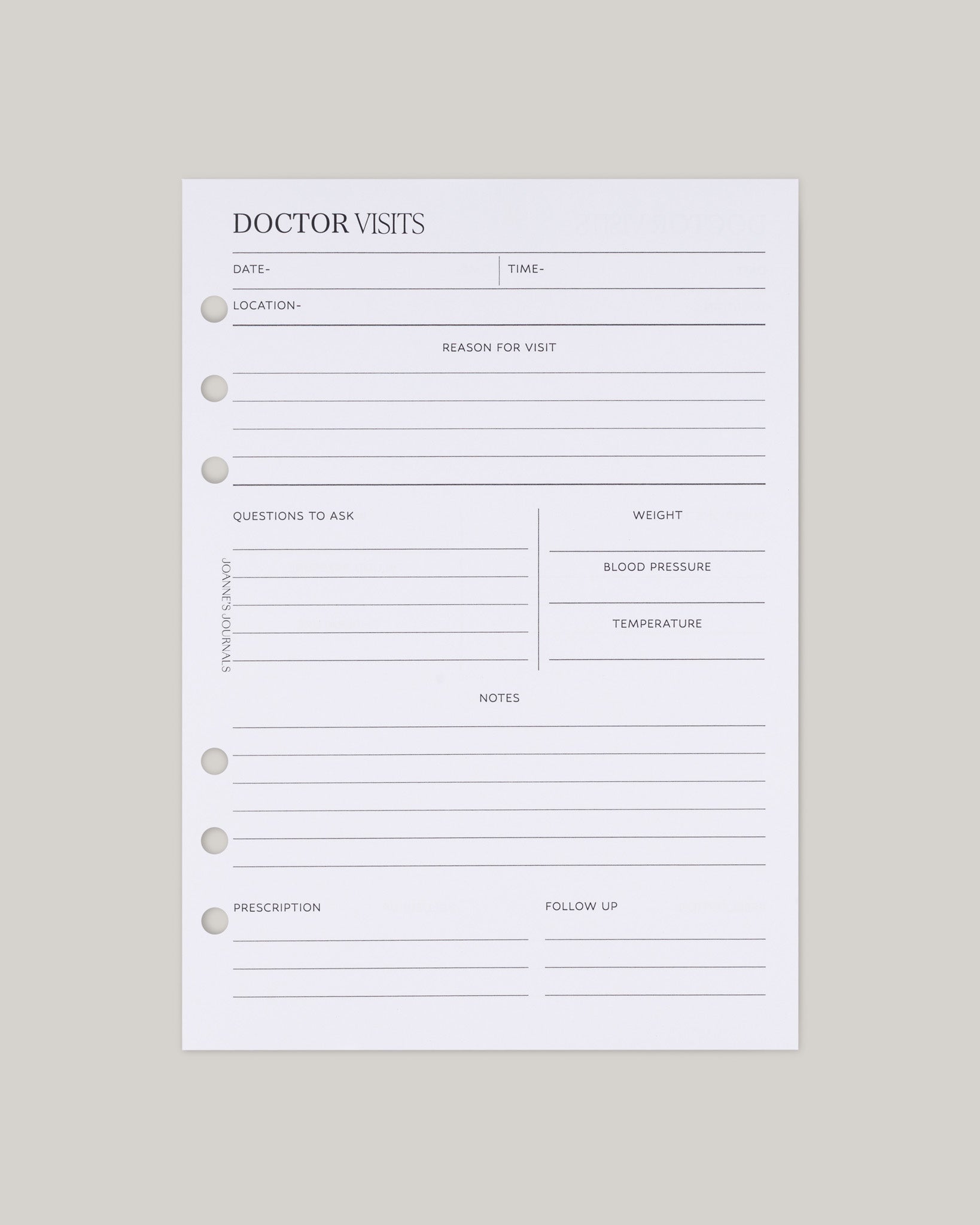 Doctor Visits