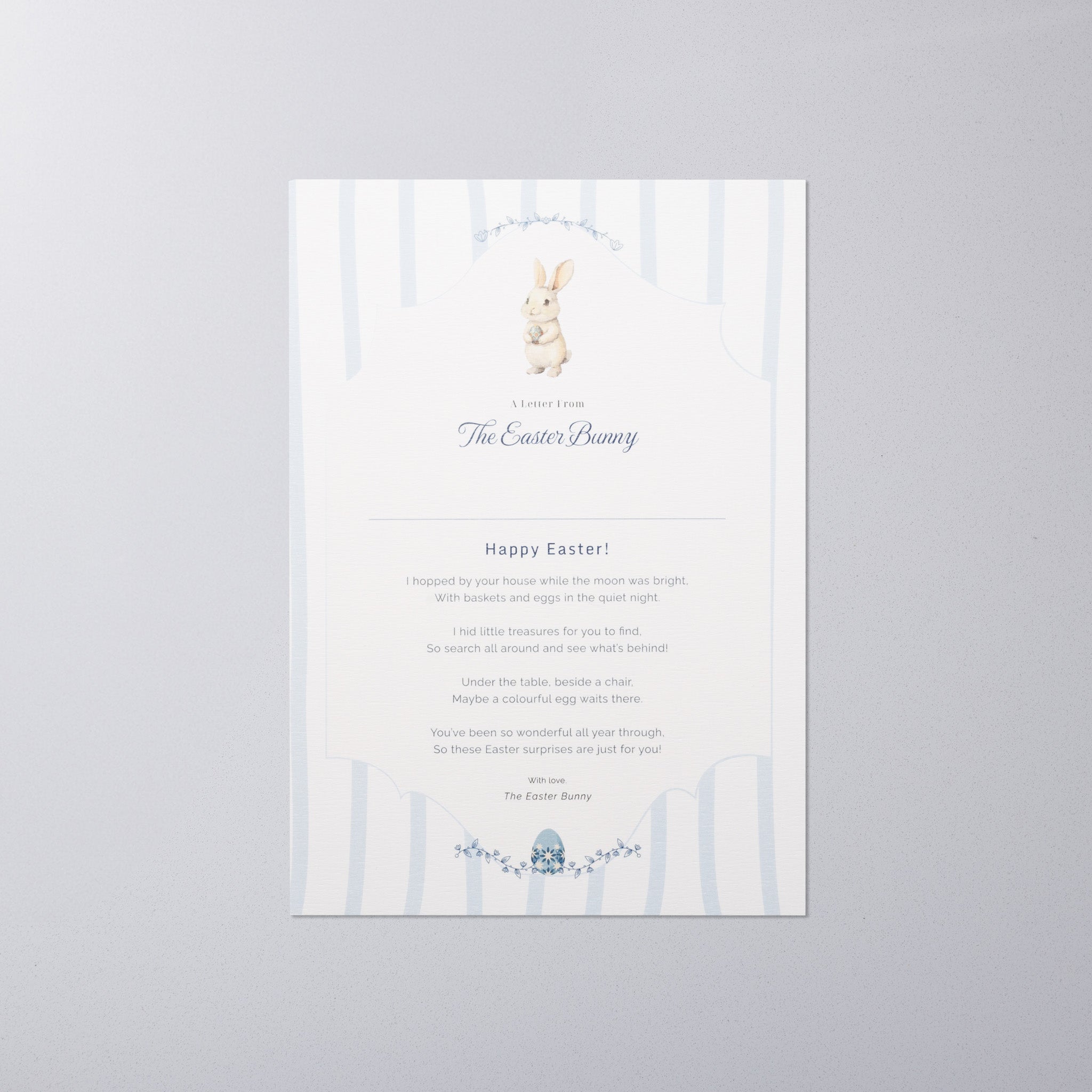 The Easter Bunny’s Egg Hunt Adventure – Letter & Clue Card Kit