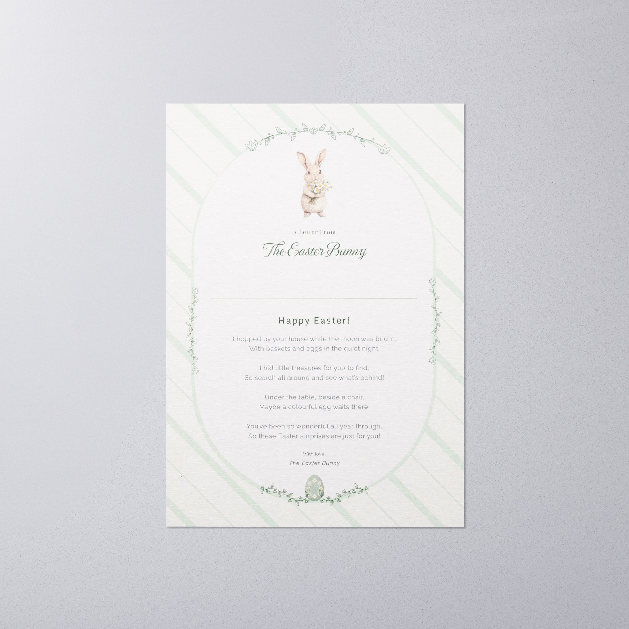 The Easter Bunny’s Egg Hunt Adventure – Letter & Clue Card Kit