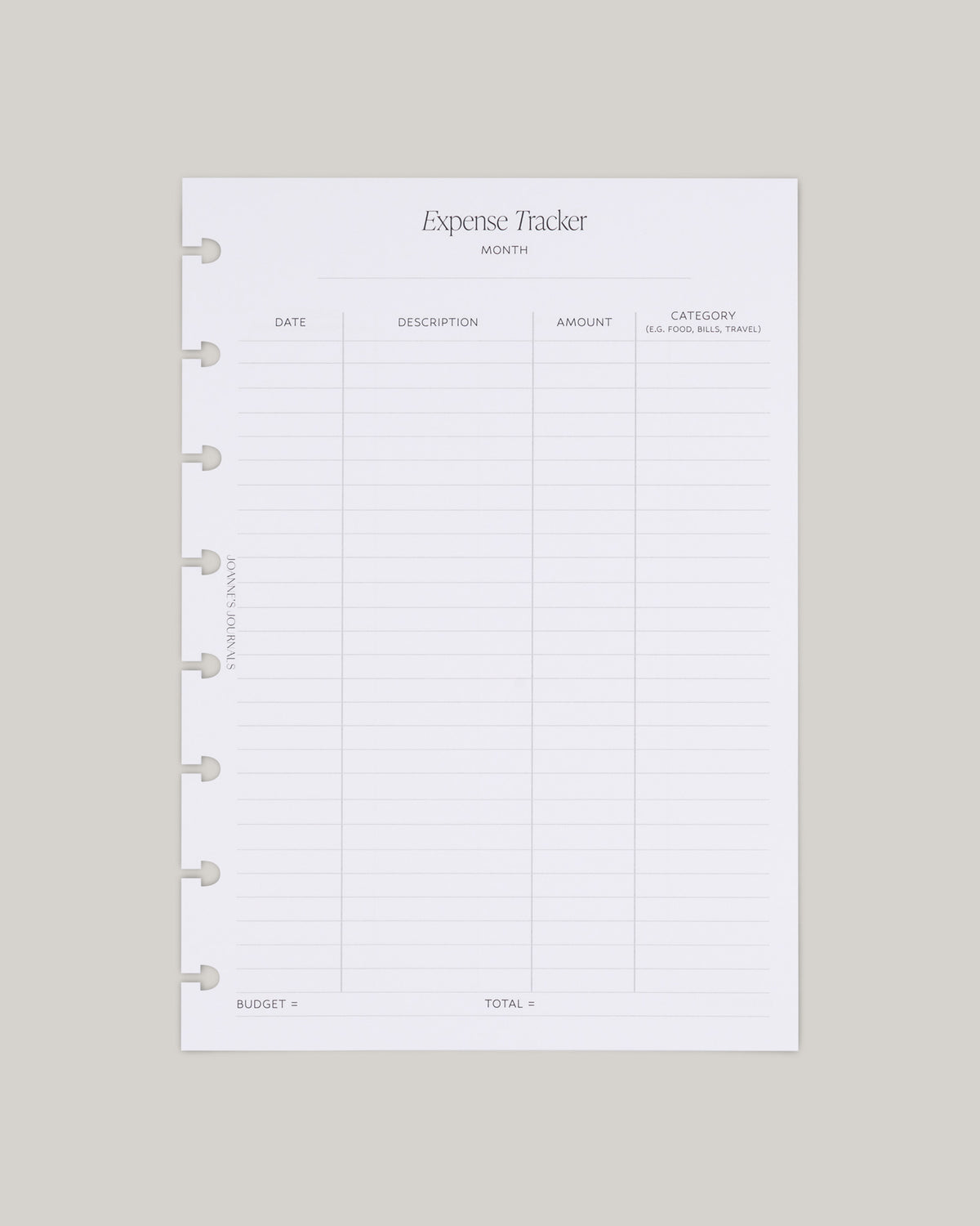 Expense Tracker