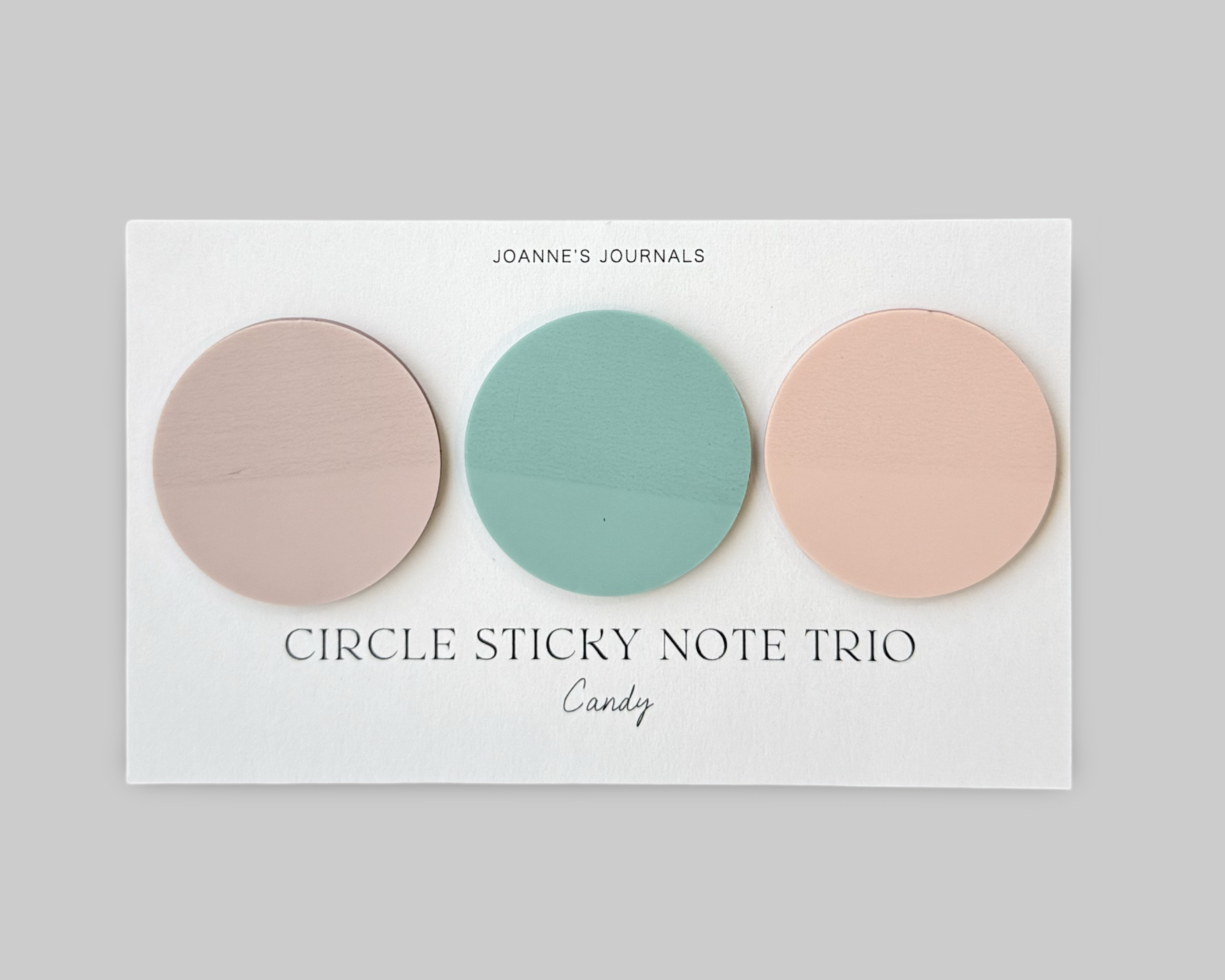 Circle Sticky Note Trio