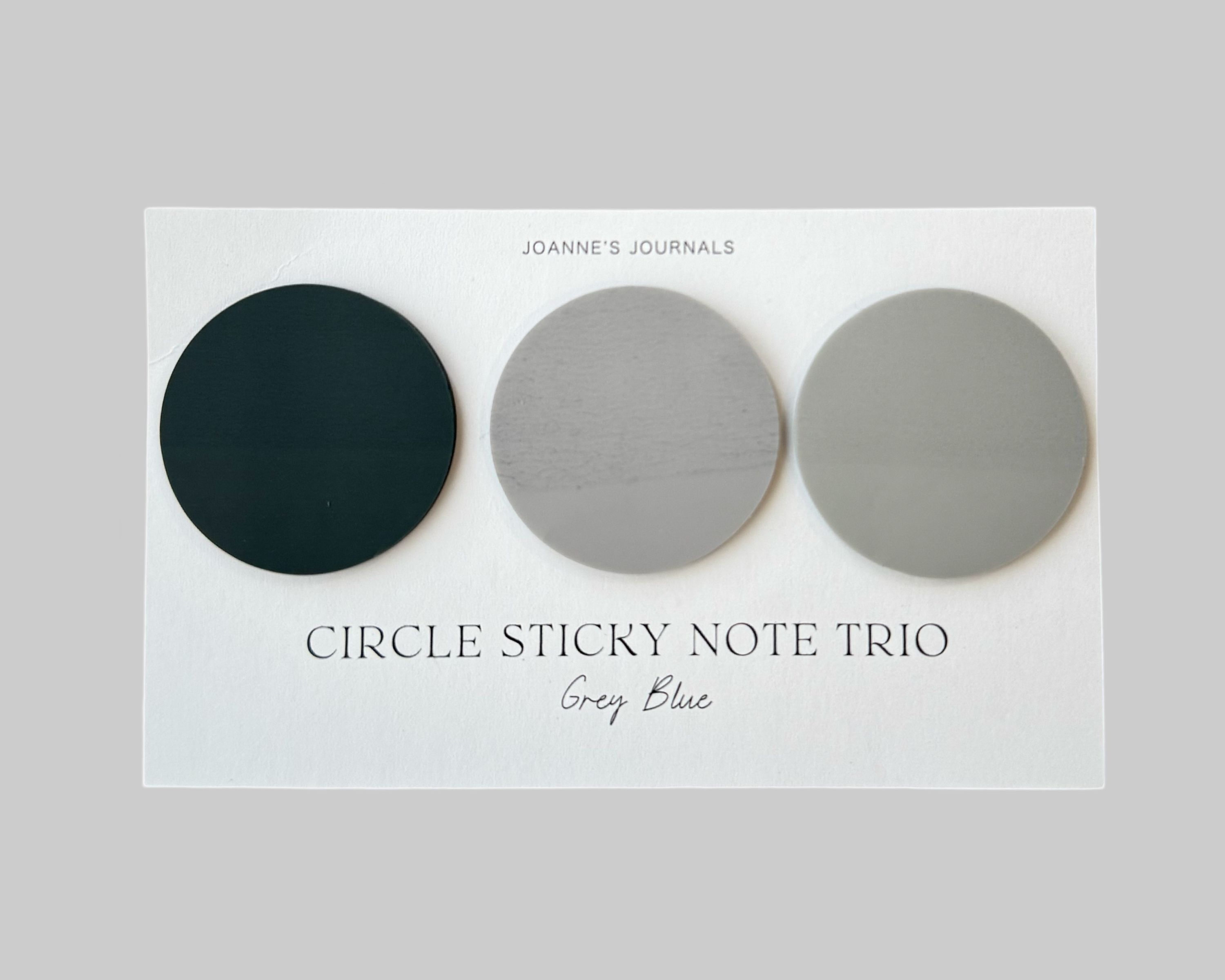 Circle Sticky Note Trio