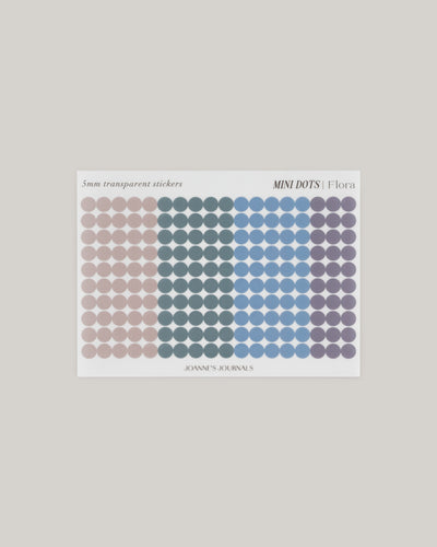 Mini Dot Stickers - Flora