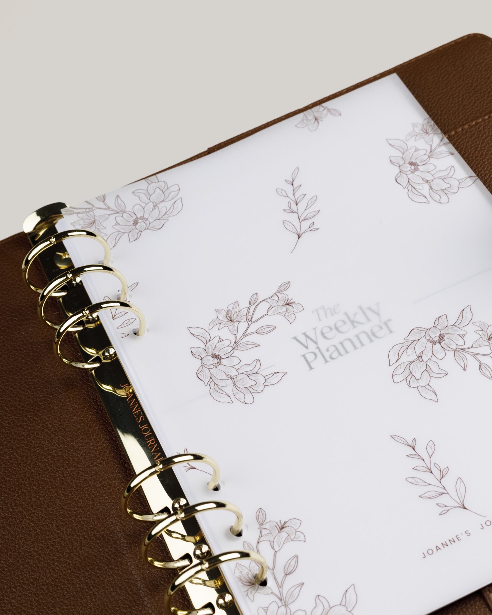 Floral Vellum Dashboard