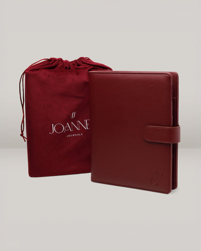 Luxe Vegan Leather Binder | A5 - Grand Burgundy