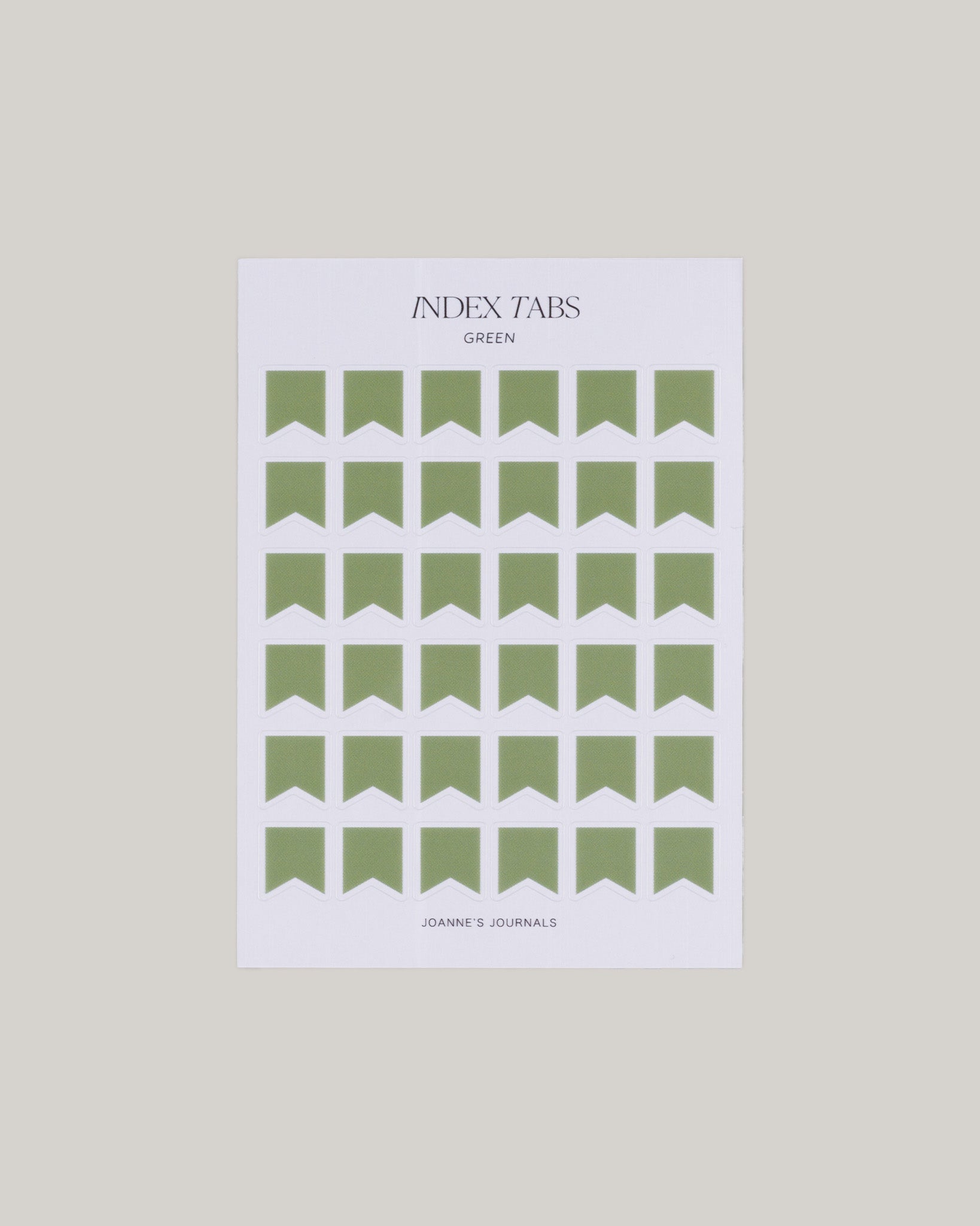 Index Tabs