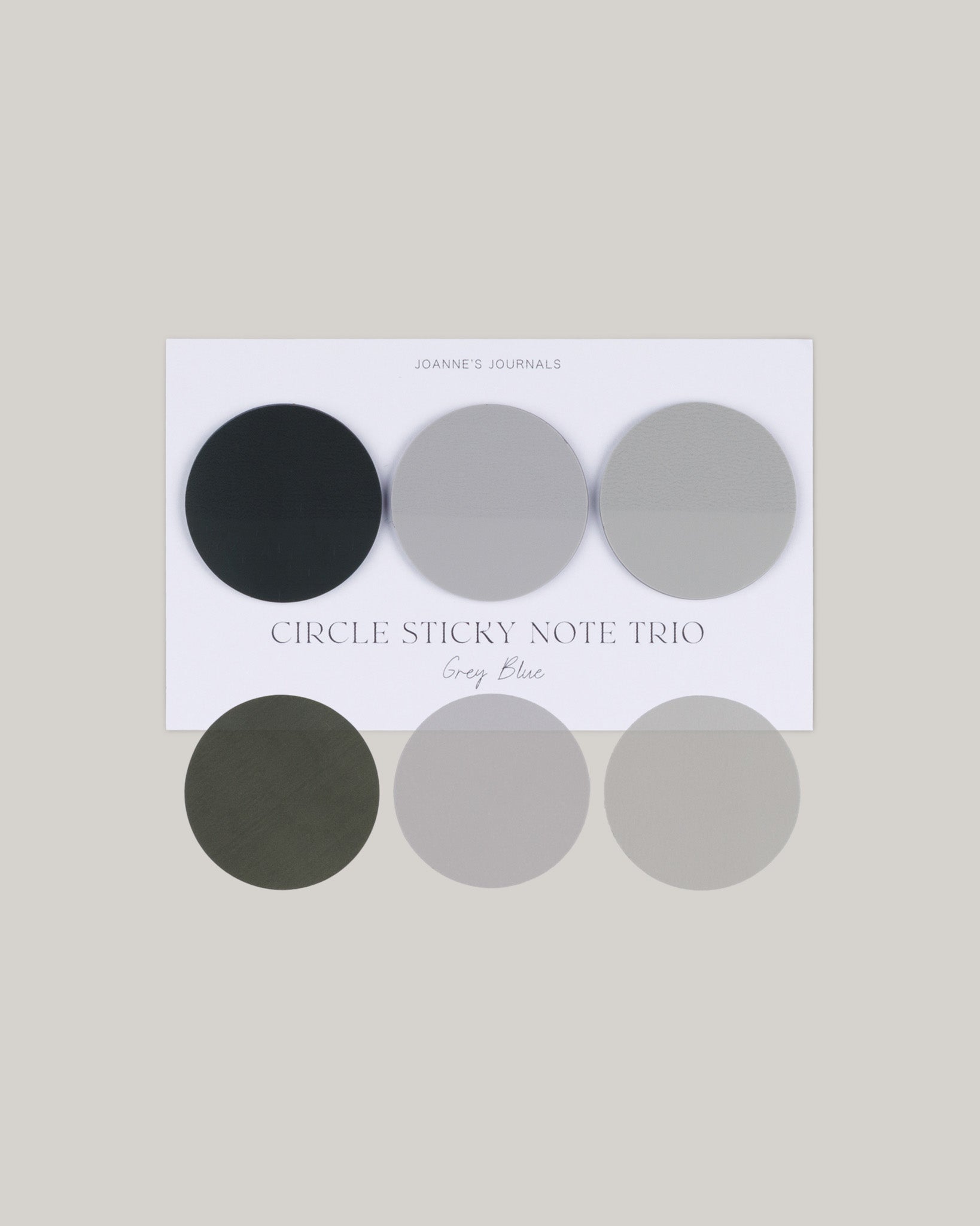 Circle Sticky Note Trio