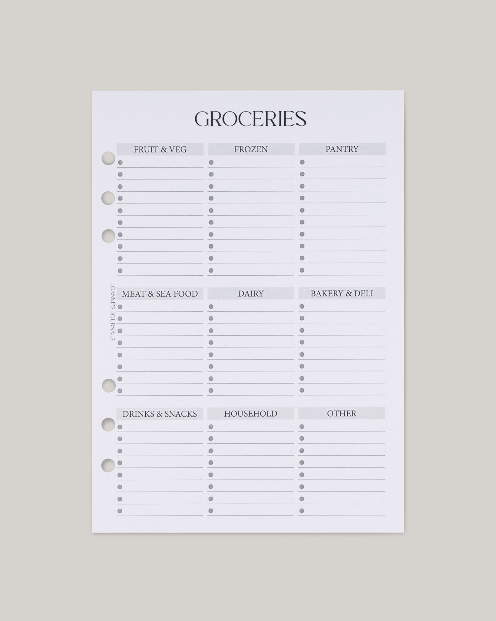 Groceries