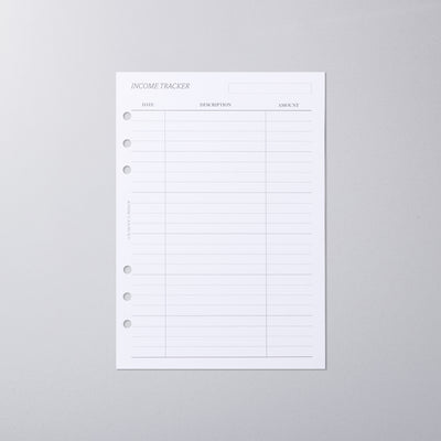 Income Tracker