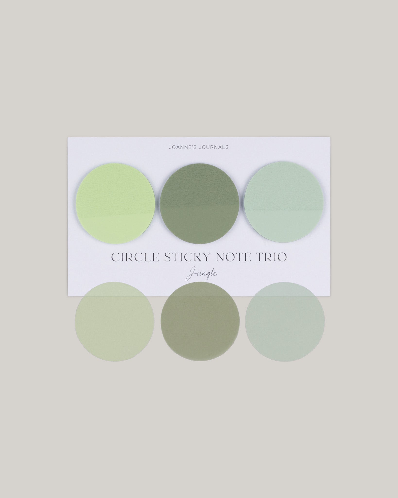 Circle Sticky Note Trio