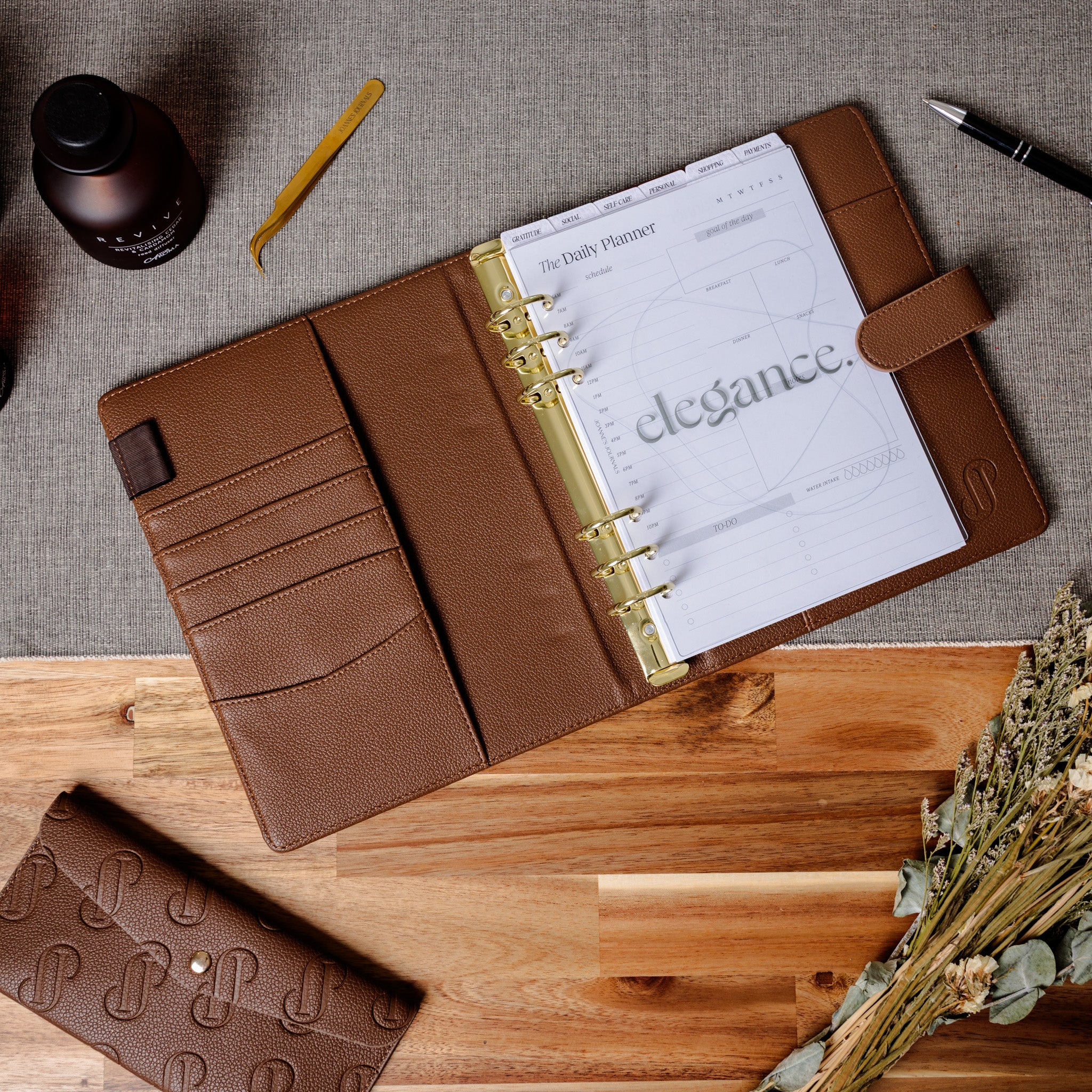 Luxe Vegan Leather Binder