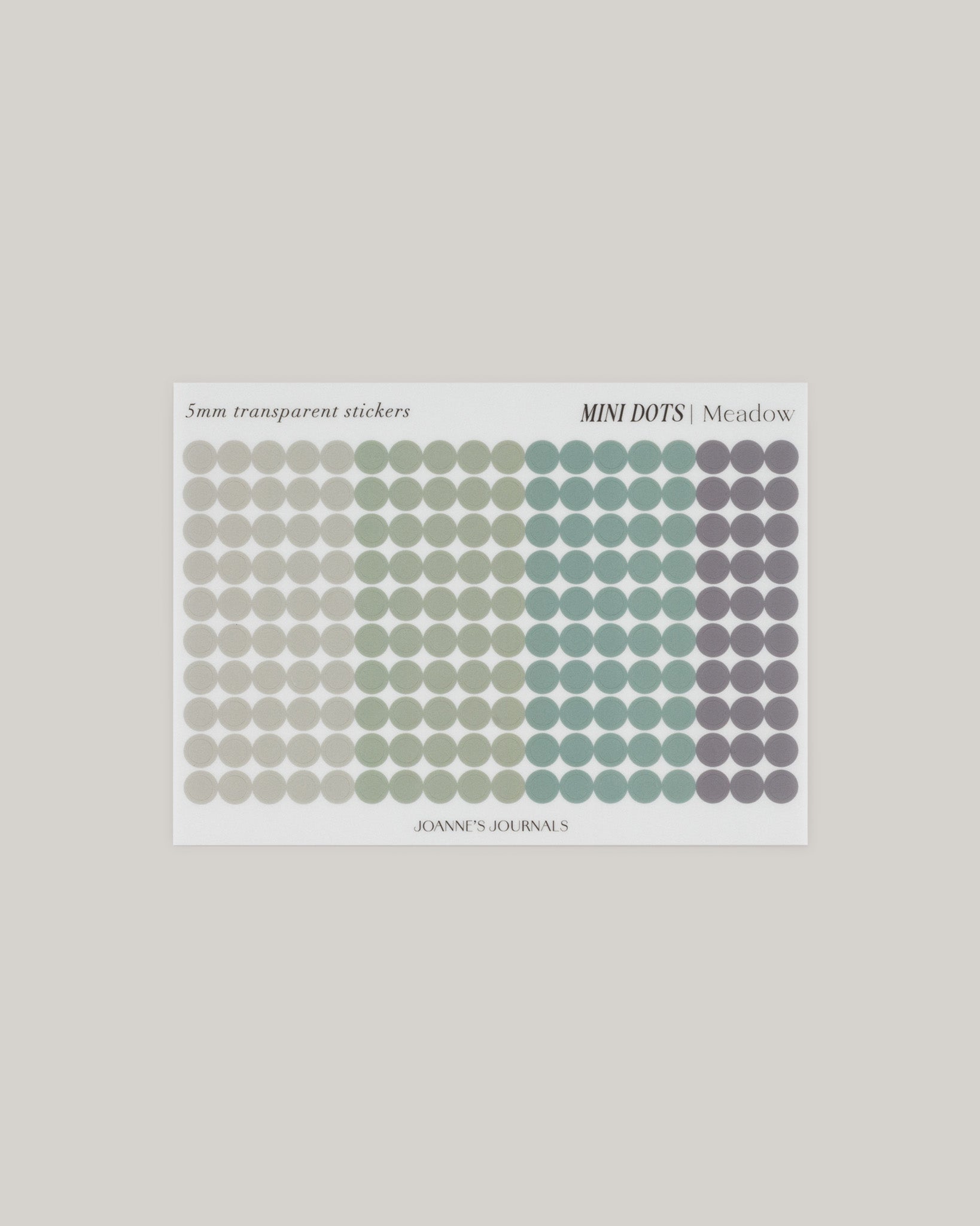Mini Dot Stickers