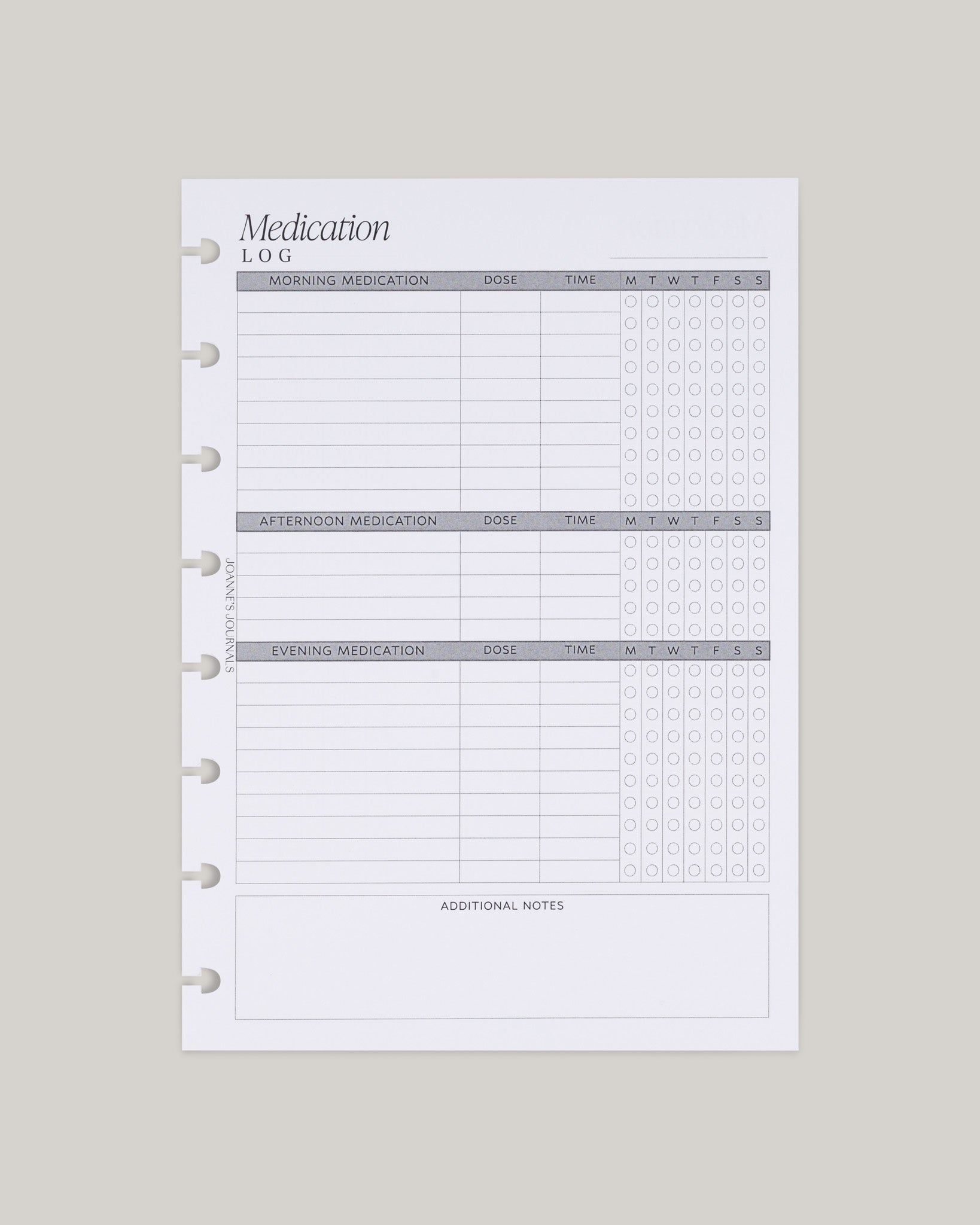 Medication Log