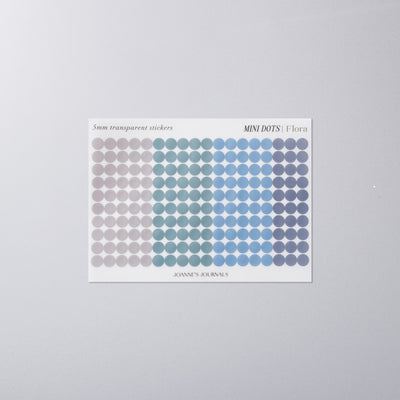 Mini Dot Stickers - Flora