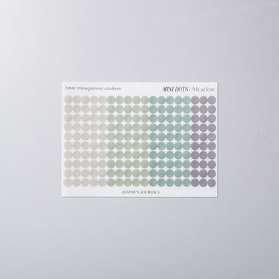 Mini Dot Stickers - Meadow