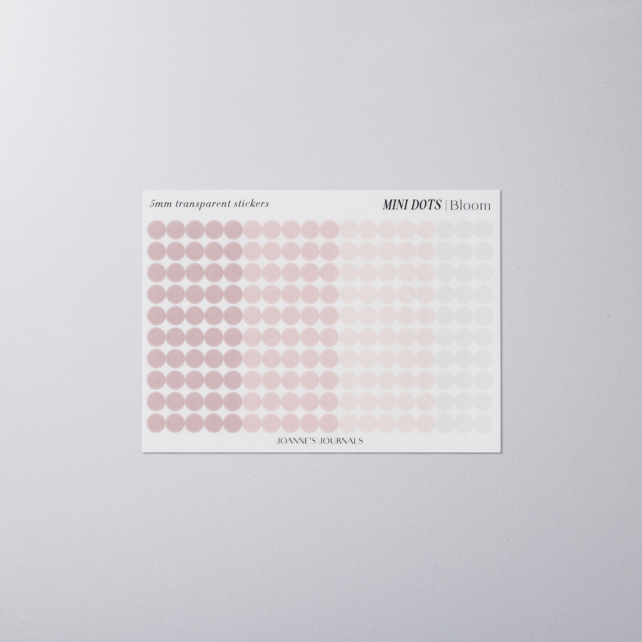 Mini Dot Stickers- Bloom