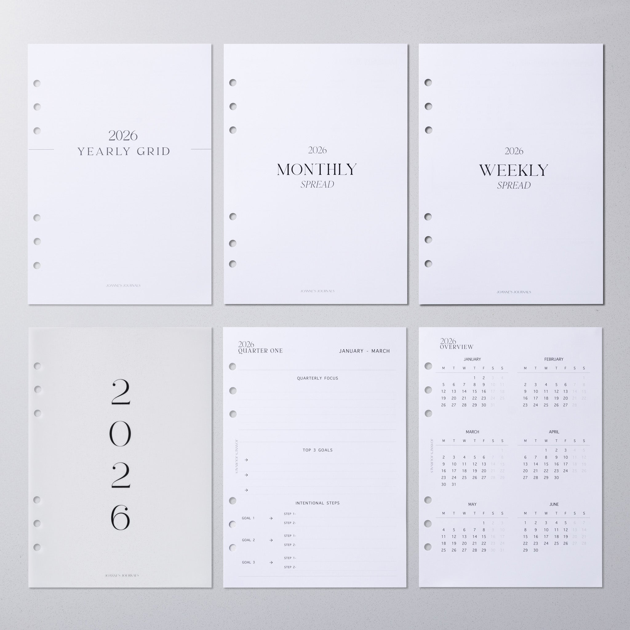 2026 Minimalist Insert Bundle