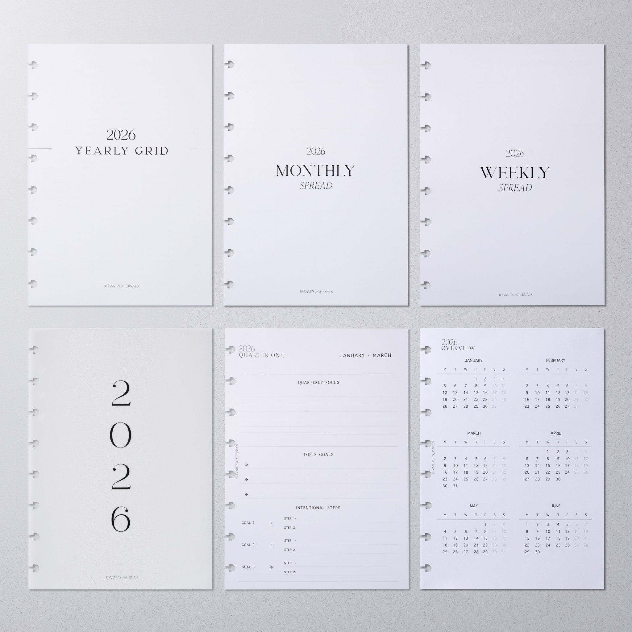 2026 Minimalist Insert Bundle