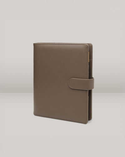 Vegan Leather Ring Binders | A5 - Mocha