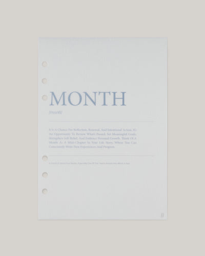'Month' Vellum Dashboard