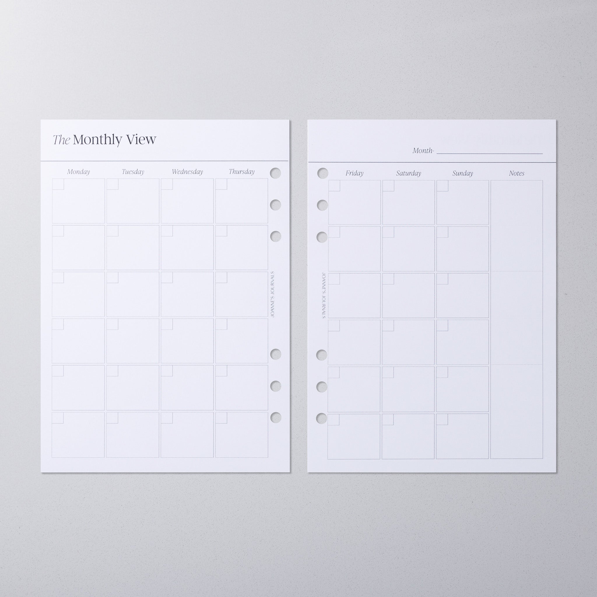 The Monthly View