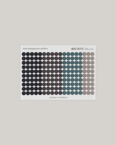 Mini Dot Stickers - moody