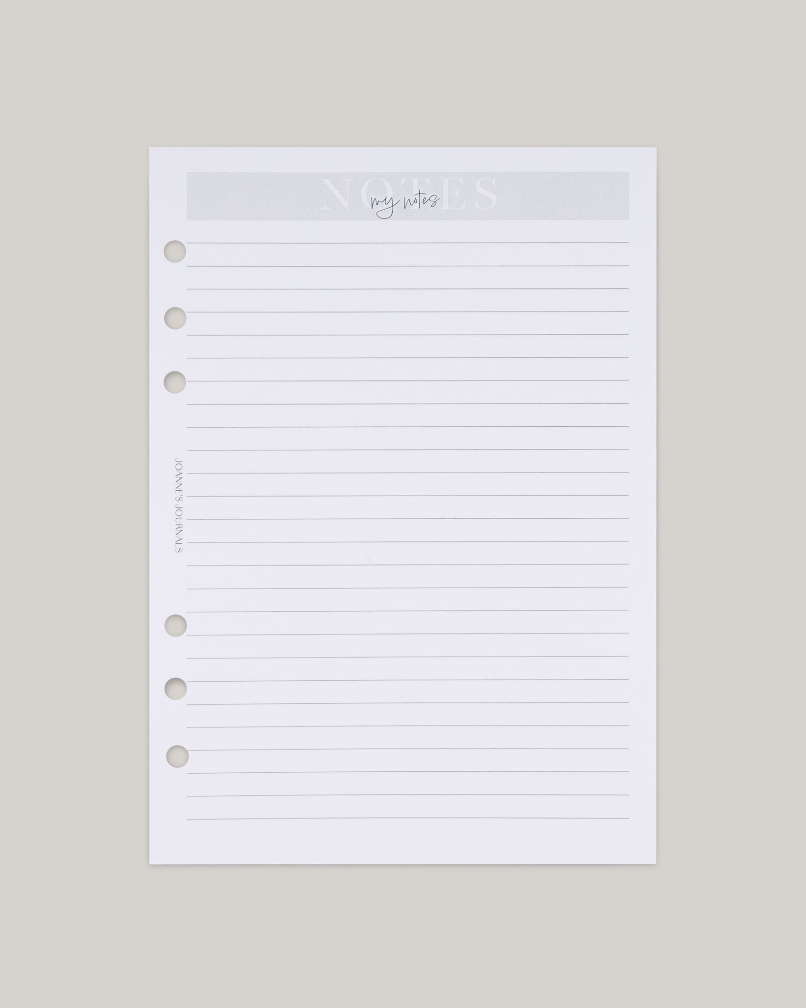 Notes