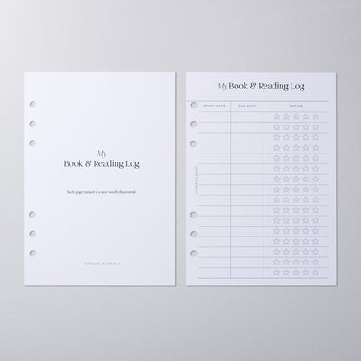 Book & Reading Log