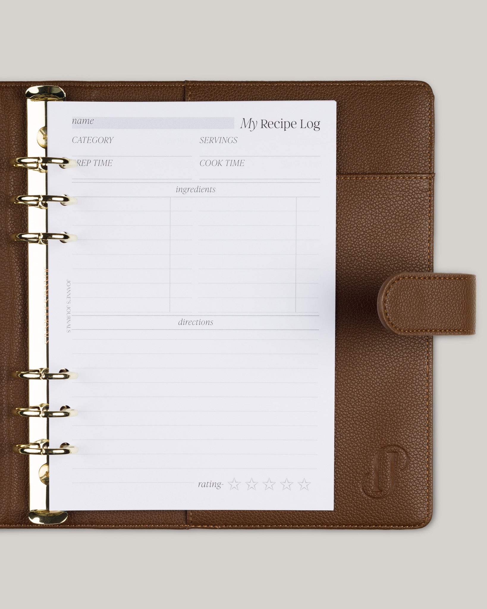 Recipe Log