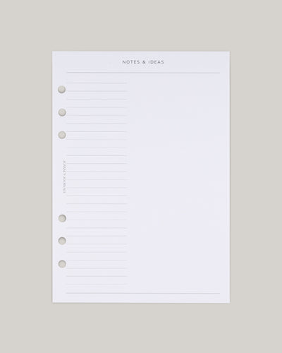 Notes & Ideas