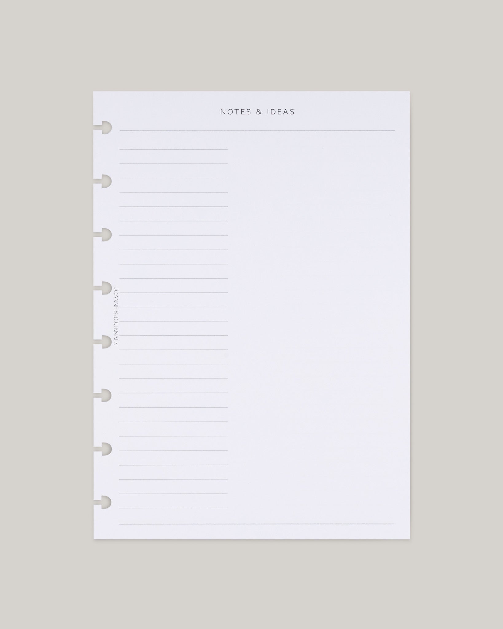 Notes & Ideas