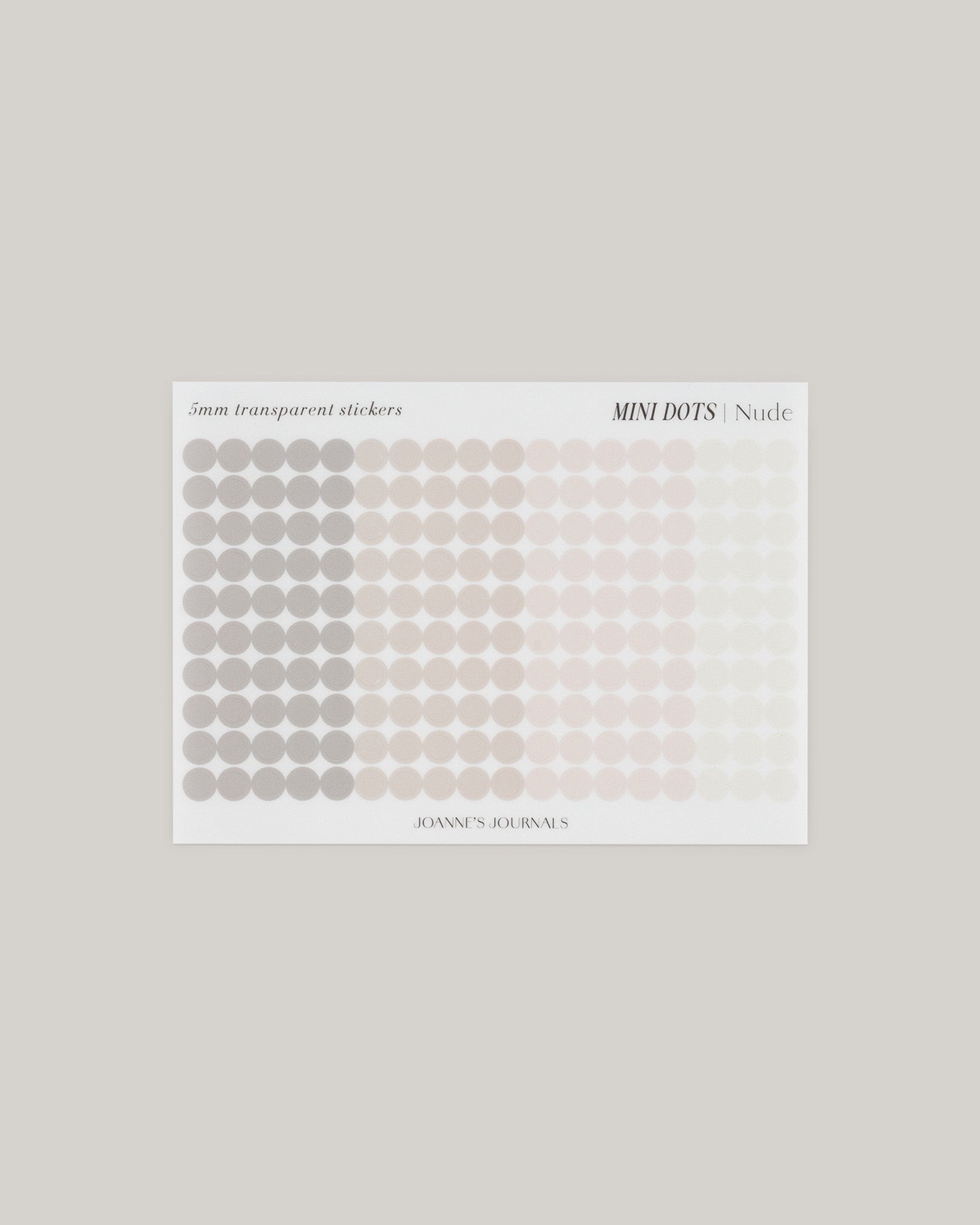 Mini Dot Stickers