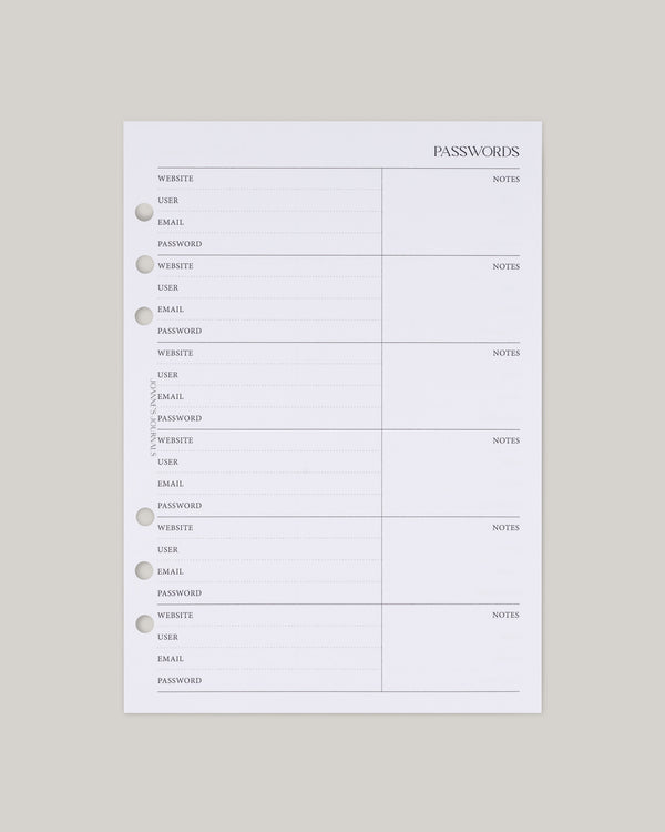 Password Tracker