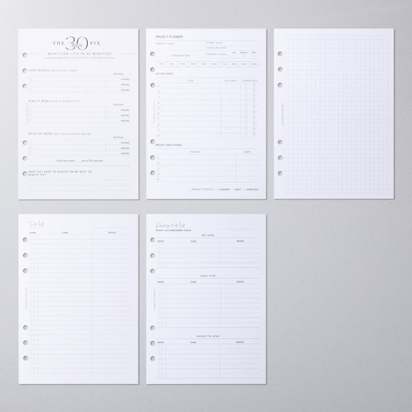 Productivity Insert Bundle