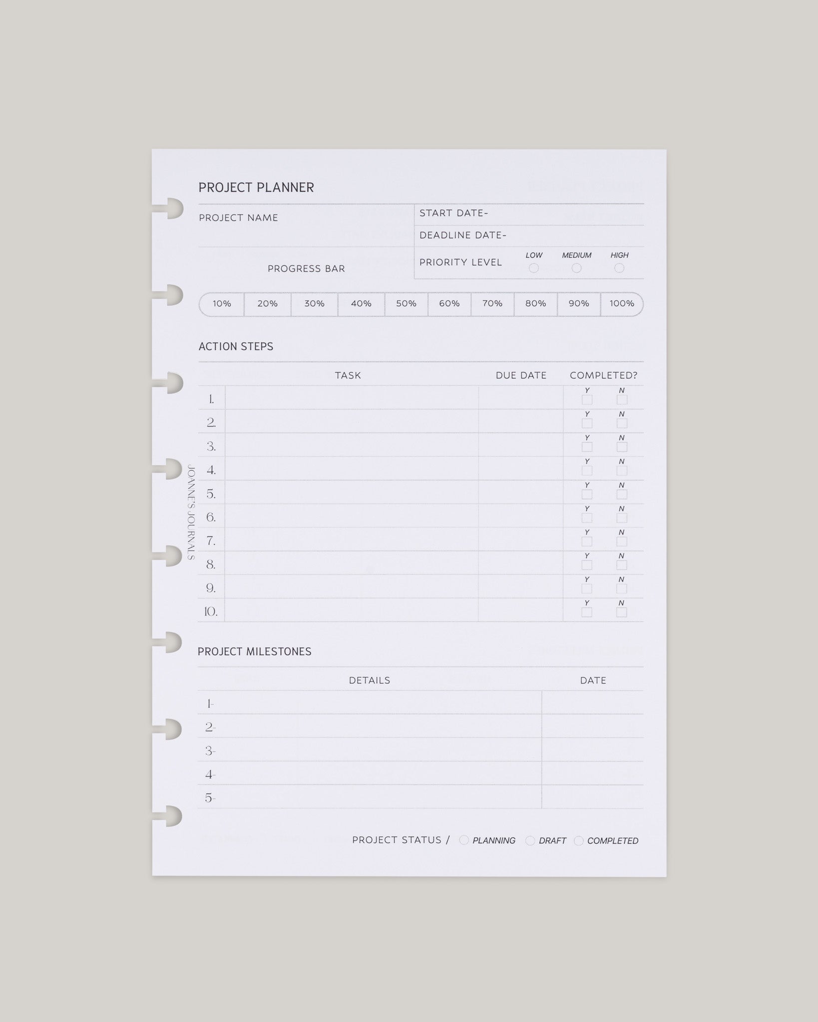 Project Planner