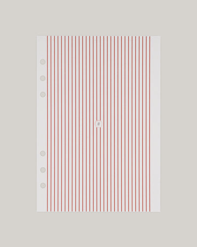 Red Pinstripe Dashboard