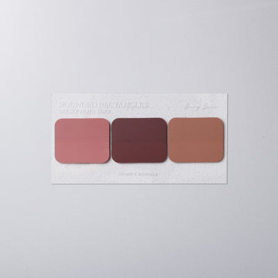 Rounded Rectangles - Berry Brown