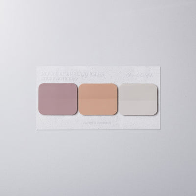 Rounded Rectangles - Chocolate Ash