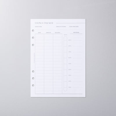 Savings Tracker