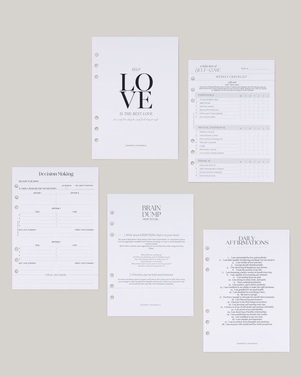 Self-Care Insert Bundle
