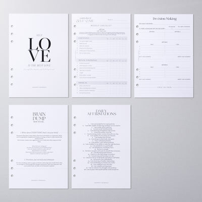 Self-Care Insert Bundle