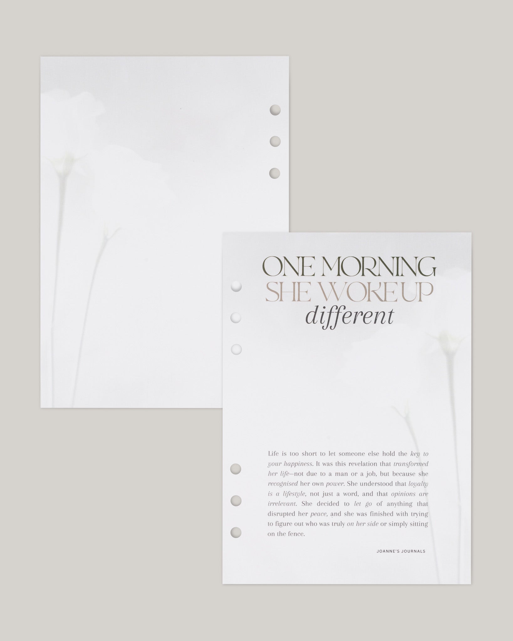 She Woke Up Different- Dashboard
