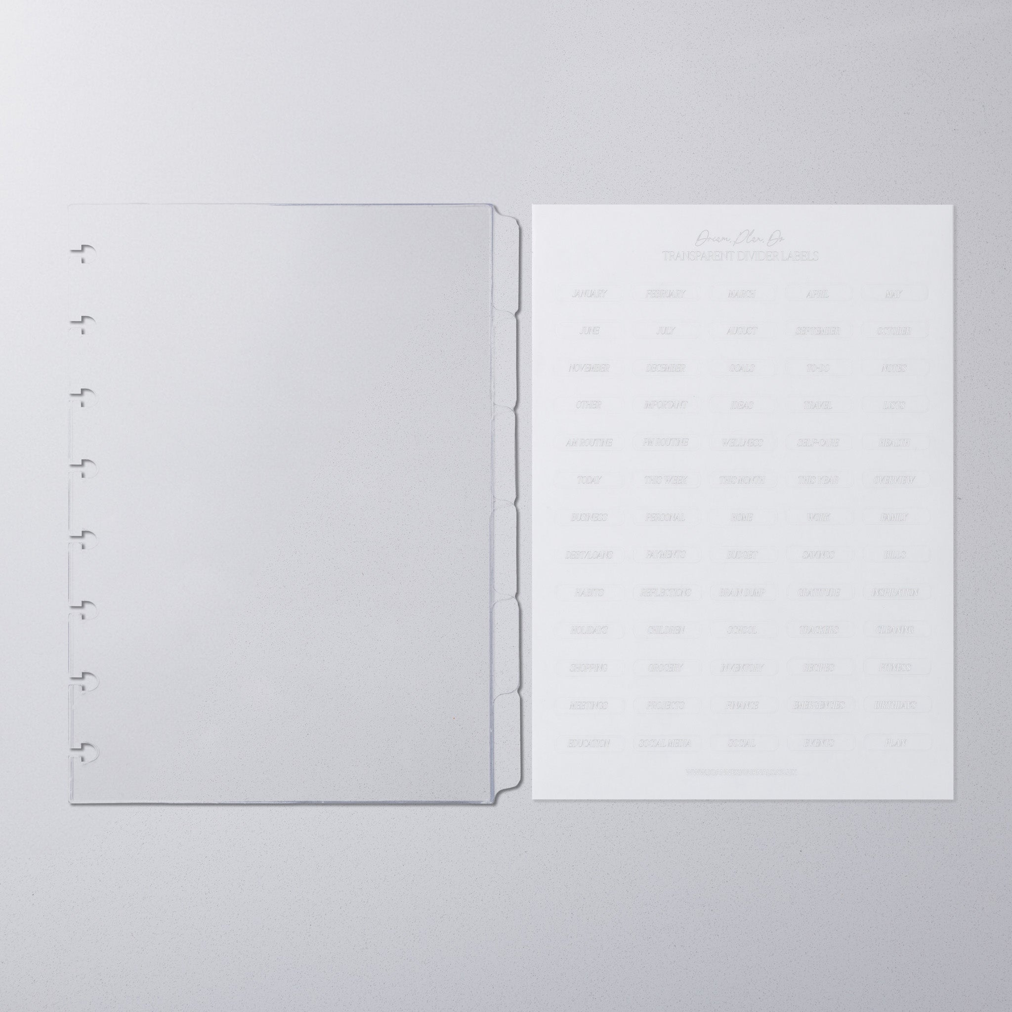 Crystal Clear Side Dividers | Disc-Bound