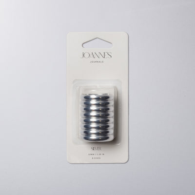 Planner Discs | 1.25 Inch - Silver