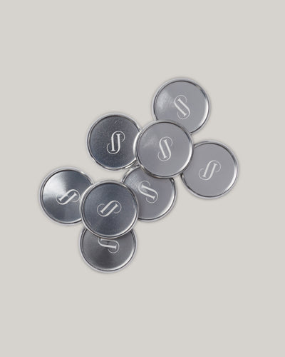 Planner Discs | 1.25 Inch - Silver