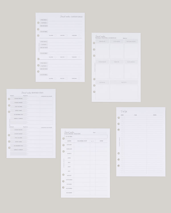Social Media Insert Bundle