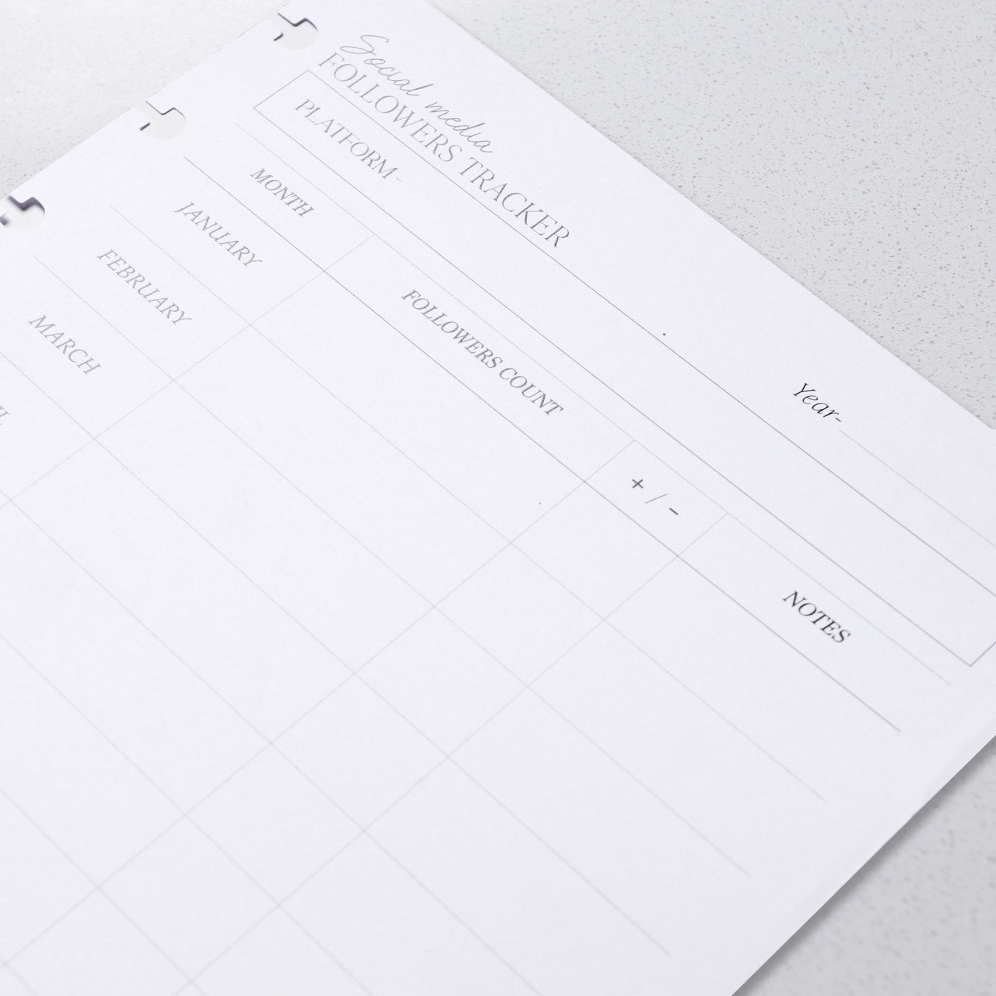 Social Media Followers Tracker