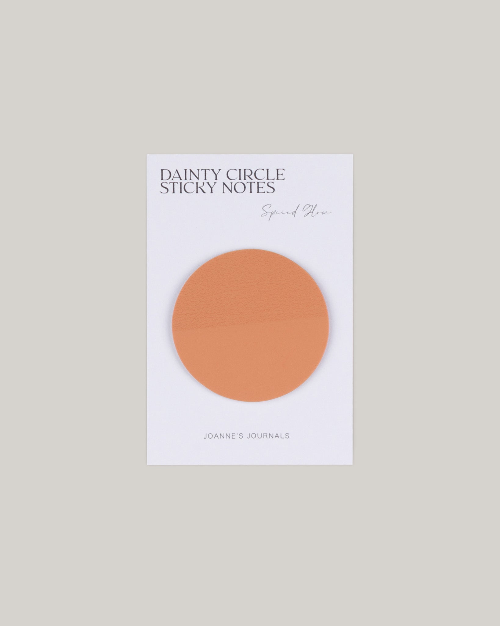 Dainty Circle Sticky Notes
